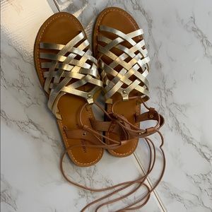 American Eagle Sandals- Tie Around the Ankle